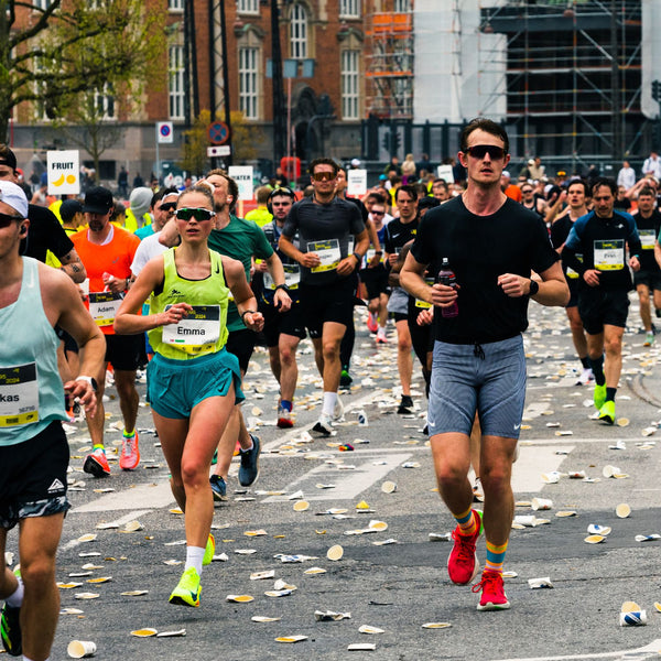 Marathon løbere inde i københavn