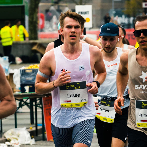 Lasse som har det hårdt til Marathon.