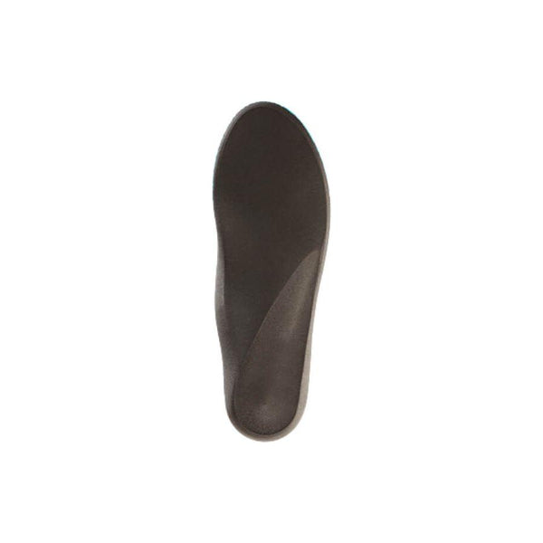 En enkelt grøn formthotics Hike Dual unisex-indlægssål vises ovenfra på en hvid baggrund med ergonomisk udformning og svangstøtte for optimal støtte.