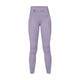 Nike Trail High-Waisted 7/8 Leggings til kvinder i Daybreak/Court Purple har en bred linning, bæltedetaljer, sidelommer og Dri-FIT-stof, der giver komfort og stil - ideelle til træning eller fritid. Vist på en hvid baggrund.