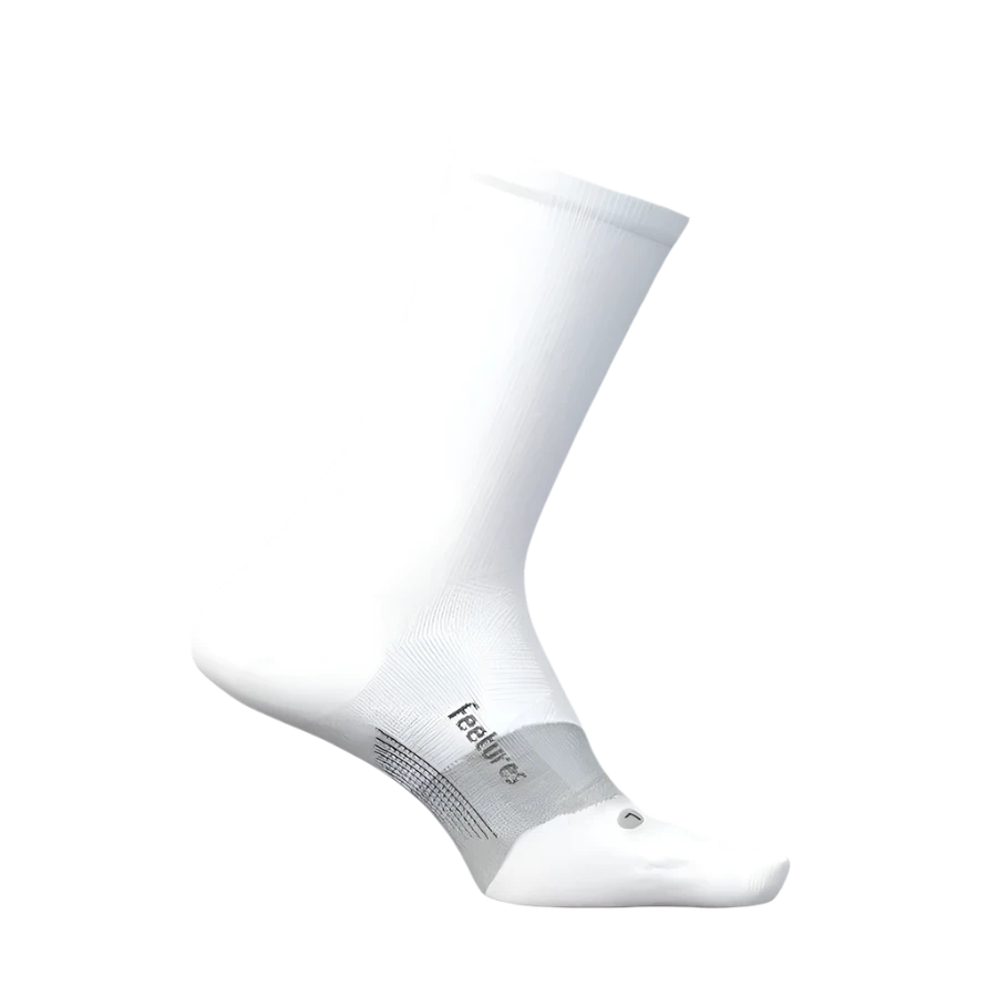 elite ultra light mini crew, unisex, white