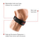McDavid Jumper's Knee Strap/Patella Neoprene, Unisex, Black omslutter under albuen med en velcrolukning, skridsikker støtte og højtydende, latexfri neopren-mikrocellestruktur for støtte.