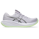 En Dahlia/Illuminate Yellow ASICS Gel-Cumulus 28 løbesko dame med en overdel i mesh, hvid FF Blast PLUS og PureGEL-mærket mellemsål og branddetaljer vises fra siden.