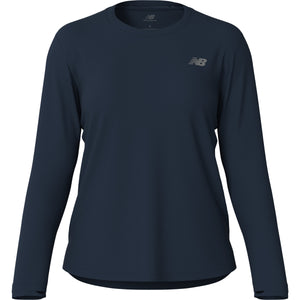 Athletics Long Sleeve, Dame, Nb Navy Heather