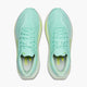 Et par Brooks Glycerin Max 2 løbesko dame i Yucca/Nightlife/White, vist fra oven med hvide såler og limegrønne detaljer. Skoene er designet til maksimal komfort og er pænt snøret og sat side om side.