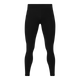 On Performance Tights, Herre, Black er ensfarvede sorte tights til mænd med høj linning og slank pasform, vist på en hvid baggrund - ideelle til strømlinet træning uden synlige logoer eller mønstre.