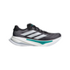 Adidas Supernova Prima 2 herre løbesko i Core Black/Cloud White/Pure Teal har tre hvide striber, hvid sål, teal detaljer, tekstureret overdel og "Dreamstrike+" på siden.