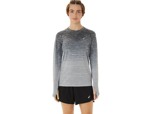 Seamless LS Top, Dame, Carrier Grey/Glacier Grey