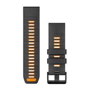 Quickfit Watch Band, Unisex, Graphite/Spark Orange