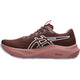 Asics GT-2000 14 TR Dame i Nature Bathing/Dark Red Planet er en rødbrun og pink pronationsstøtte løbesko med hvidt logo på siden, snørelukning og tyk sål, vist i sideprofil.