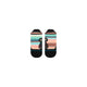 Stance Curren Light Tab ankelstrømper, unisex, i farven Coral, med åndbart design og sorte detaljer-perfekte stribede strømper til hverdagskomfort.