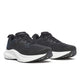 Saucony Tempus 2 Herre løbesko i sort/hvid har overdel i mesh, sorte snørebånd og hvide såler, vist side om side på en hvid baggrund.