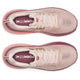 Et par Saucony Guide 18 løbesko (Dame, Cameo/Terra) set ovenfra med pink mesh-overdel, hvide snørebånd, rødbrune indlægssåler med FORMFIT 8-tekst og pink ydersål. Skoene står pænt side om side.