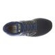 New Balance Freshfoam 860 V14, Herre, Blue Gemstone set oppefra - en sportssko med sort mesh-overdel, blå snørebånd og FRESH FOAM-indlægssål, designet som en stabil løbesko til løbere, der har brug for støtte til overpronation.