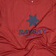 Saysky Logo Combat Pro T-shirt, Herre, Red har en fed navy-stjerne over SAYSKY med COPENHAGEN under, og har en atletisk pasform for komfort på hver løbetur.