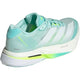 Adidas Adizero Boston 13 Dame i Seflaq/Zeromt/Luclem har en overdel i mesh, lime-accenter og en støddæmpende sål - perfekt til løbere, der søger komfort og levende stil. Et topvalg fra Adidas til kvinder.