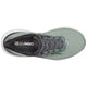 Topbillede af en Saucony Triumph 23 løbesko komfort løbesko til herrer i Iceburg/Carbon. Overdelen i mesh og den hvide sål gør den ideel som mængdetræningssko til de daglige løbeture. Saucony-branding på den sorte indersål.