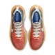 Et par Nike Alphafly Next% 3 Prm Herre løbesko i Multi-Color/Clear-Starfish-Aloe Verde, set ovenfra med strikket overdel, hvide snørebånd, blå indersål og solbrun ydersål på en lysegrå baggrund.