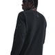 En person ses bagfra og fra siden iført en sort Nike Dri-FIT Running Waffle Crew, Herre, Black/Reflective Silv med små hvide slidmærker på ryggen og venstre ærme. Baggrunden er helt hvid.