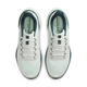Et par Nike Pegasus 41 Dame løbesko i Ghost Aqua/Metallic Silver-Mint Foam, set fra oven. Med overdel i mesh, snørebånd, React-skum for komfort og NIKE RUNNING-tekst på indlægssålerne.