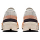 On Cloudmonster 2 Herre-sneakers i Glacier/Tangerine set bagfra, med chunky firkantede såler for maksimal komfort, designet som løbesko herre med ON-logo på hælen bagpå.