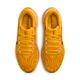 Ovenfor ses et par Nike Pegasus 41 herre i University Gold/Black-Soft Yellow med mesh-overdel med foret mønster, gule snørebånd, ReactX-mellemsål for komfort og indlægssåler med teksten "NIKE RUNNING".