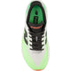 New Balance Fuelcell Rebel V5 Dame i White/Mint Flash EKIDEN set ovenfra, med FuelCell Rebel-branding på tungen, et sort N-logo på siden, hvide snørebånd og en åndbar overdel i mesh.