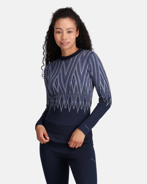 Julianne Wool Long Sleeve, Dame, Royal