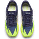 Et par New Balance FuelCell SuperComp Elite v5 løbesko til damer i farven Boysenberry/Afterglow, med synligt branding på indersåler og tunger.