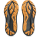 Asics GT-2000 14 TR løbesko herre i Nature Bathing/Tranquil Teal er vist fra bunden og har en sort sål med orange grebsmønstre og riller for greb og forbedret pronationsstøtte.