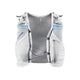 Salomon ADV Skin 5, Unisex i Alloy/Gray Violet/Spellbo, har mesh-ventilation, to frontlommer med bløde vandflasker og lynlås- og elastiklommer - perfekt til terrænløb.