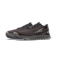 Altra Lone Peak 9+ til mænd i farven Chocolate Torte/Silver har en struktureret sål, grå snørebånd og reflekterende logoer på siderne, vist på en ensfarvet hvid baggrund.