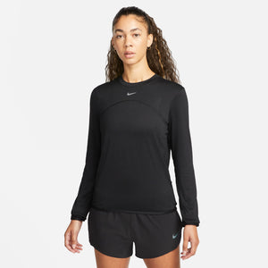 Dri-FIT Swift Element LS, Dame, Black/Reflective Silver