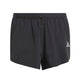 Adi365 Climacool+2 Pocket Shorts 5" til kvinder fra Adidas er sorte løbeshorts med elastisk linning, justerbar snøre, ventilationshuller og et hvidt logo. Disse hurtigtørrende shorts holder dig kølig og komfortabel under træningen.