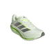 Adidas Adistar Byd 2 herre løbesko i Cryjad/Tegrme/Siggnr, med grå striber, neongule detaljer, en tyk komfortsål og grå tåkappe, vises i en vinkel på en almindelig hvid baggrund.