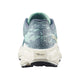 Salomon Aero Glide 4 Grvl Dame i Stormy Weather/Lichen/Vanilla Ice set bagfra med den strukturerede overdel og den polstrede hvide sål med maksimal dæmpning og FOAM-print ved hælen.