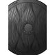 Casall Balance Board, Unisex, Black, har et rundt design med et struktureret bølgemønster, der stråler ud fra midten, og Casall-branding på kanten - ideelt til funktionel træning eller genoptræning.