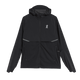 On Core Jacket, Herre, Black er en let, vandafvisende løbejakke med lynlås foran, lange ærmer, diskrete refleksstriber og et hvidt On-logo på brystet - perfekt til sporty præstationer.