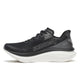Saucony Endorphin Azura herresko i sort/hvid har en overdel i mesh, snørebånd, en tyk hvid sål med PWRRUN PB-støddæmpning og et logo på siden. Vist set fra siden på hvid baggrund.