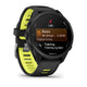 Garmin Forerunner 170 Music i Black/Amp Yellow viser sundheds- og træningsdata på dansk, f.eks. puls, aktivitetstype, varighed, træningstips - plus GPS løbeur-funktion og indbygget musiklagring.