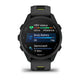 Garmin Forerunner 170 Music, Black Black/Amp Yellow, viser HRV-status, Body Battery på 88 (markeret med Høj) samt en søvncoach-oversigt på 7 timer og 50 minutter på det runde display med indbygget musiklagring.