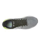 New Balance Freshfoam X 860 V15 Herre i Slate Grey set oppefra med sorte snørebånd, et hvidt og sølvfarvet N-logo, FreshFoam X 860 på pløsen og neongule detaljer ved hælen, der giver stilfuld stabilitet.