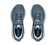 Et par Hoka Gaviota 6 Dame i farven Faded Navy / Glimmering Blue set ovenfra, hvor snørebåndene, overdelen i mesh, den polstrede krave og indlægssålerne med mærkelogoet fremhæves – ideelle stabilitetsløbesko, der giver ekstra støtte.