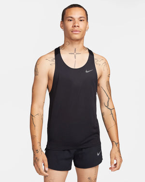 Dri-FIT Running Singlet, Herre, Black/Reflective Silver