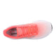 New Balance Freshfoam 1080v14 Dame i Urgent Red set ovenfra, med en gradient fra lyserød ved tåen til koralrosa ved hælen, matchende koralfarvede snørebånd og en hvid sål.