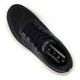 Fra oven ses New Balance Freshfoam 1080v14 dame i sort med hvid sål, overdel i mesh, sorte snørebånd, blød støddæmpning og synlig FRESH FOAM 1080 branding plus size på indersålen.