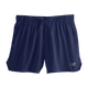 New Balance RC Short 5" til mænd i Navy/Salte Grey har svedtransporterende stof, elastisk linning, justerbar snøre og et New Balance-logo nederst på venstre ben - ideelle som løbeshorts til mænd.