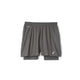 Et par ASICS Road 2-N-1 7In-shorts til mænd i farven Truffle Grey, med elastisk linning, to sidelommer, indvendigt kompressionsfor for ekstra støtte samt ASICS-logoet nederst på venstre ben på hvid baggrund. Disse alsidige 2-i-1-løbeshorts fra ASICS kombinerer komfort og funktionalitet til din træning.