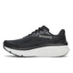 Saucony Guide 19, Herre, Black/Silver er en løbesko med overdel i mesh, hvid sål og logo på siden. Den giver høj støddæmpning og stabilitet og vises i profil på en almindelig hvid baggrund.