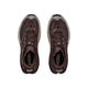 Oversigtsbillede af et par Hoka Speedgoat 7 GTX-løbesko til herre i farven Spiced Chocolate / River Rock Grey med beige såler, overdel i mesh, snørebånd med træknapper og GORE-TEX-teknologi – placeret side om side på en hvid baggrund – perfekte trailsko til krævende terræn.